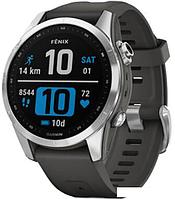 Умные часы Garmin Fenix 7S 42 мм (серебристый/графитовый)