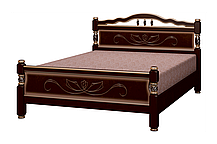 Кровать Карина 5 160 массив с основанием фабрика Браво  - 5 цветов, фото 2