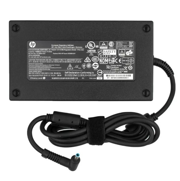 Оригинальное зарядное устройство для ноутбука HP 19.5V 10.3A 200W (4.5x3.0) - фото 1 - id-p214971763