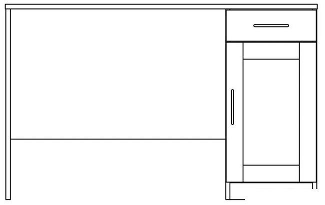 Стол Mio Tesoro Кастор 116x65 2.03.06.030.1 (белый), фото 2