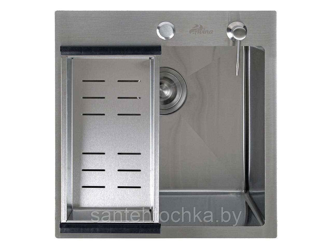 Кухонная мойка AVINA HM4848 (нержавеющая сталь) - фото 1 - id-p214975149