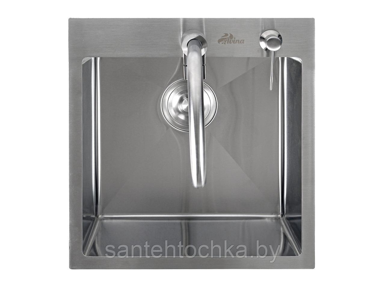 Кухонная мойка AVINA HM4848 (нержавеющая сталь) - фото 2 - id-p214975149