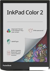 Электронная книга PocketBook 743C InkPad Color 2 (черный/серебристый)