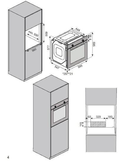 Электрический духовой шкаф ZorG Technology BE10 (белый) - фото 5 - id-p214779050