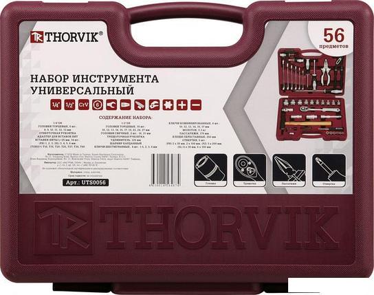 Универсальный набор инструментов Thorvik UTS0056 (56 предметов), фото 2