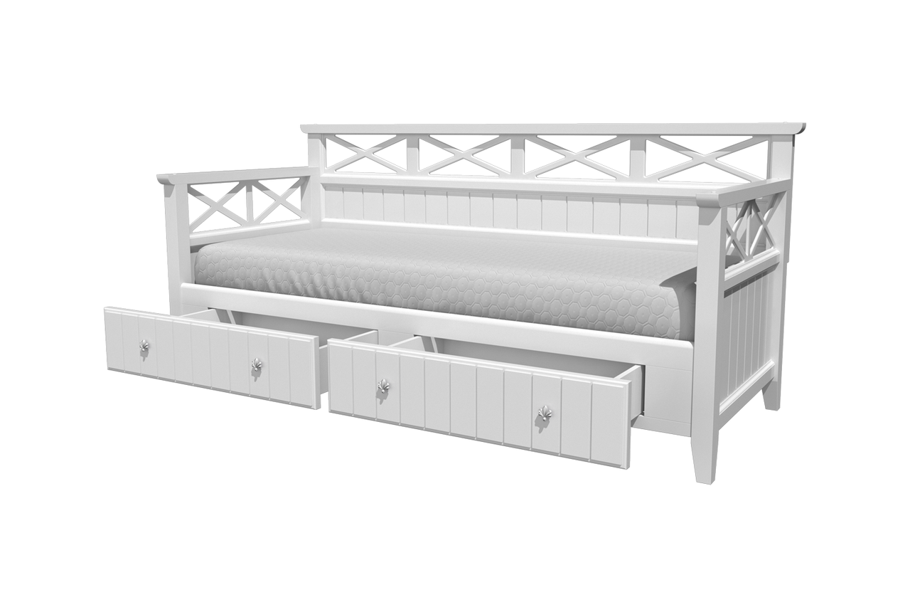 Кровать Амелия 80 массив с основанием фабрика Браво - орех темный - фото 7 - id-p214976149