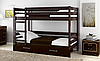 Двухъярусная кровать Джуниор массив сосны Антрацит (3 варианта цвета) фабрика Браво, фото 4