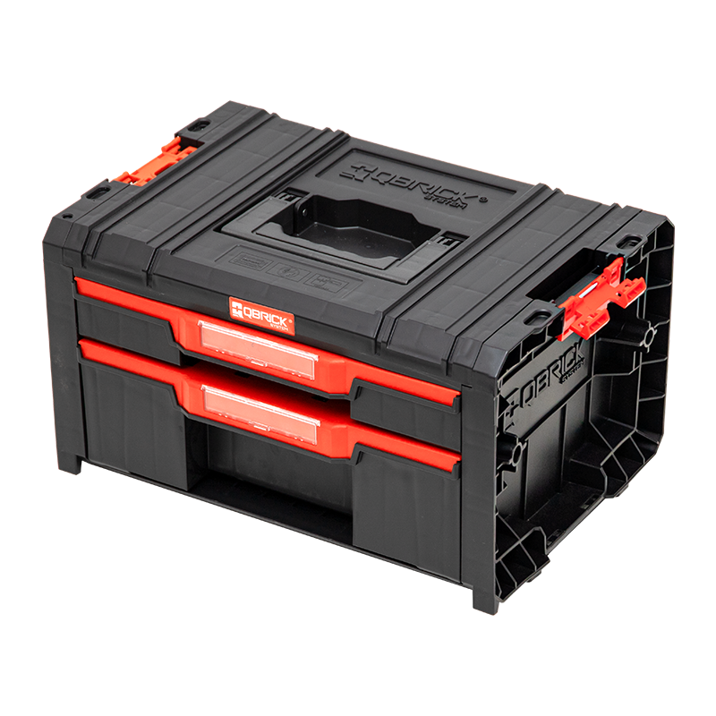 Ящик для инструментов Qbrick System PRO Drawer 2 Toolbox Basic 2.0, черный