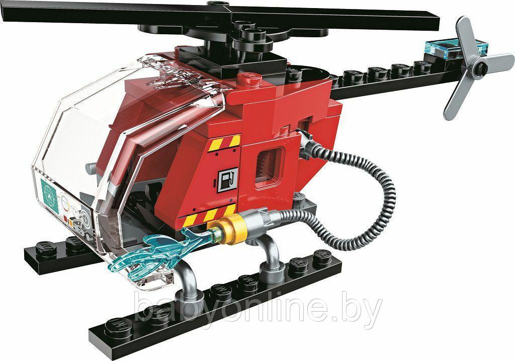 Конструктор Пожарный вертолёт 39 деталей арт 1805-3 - фото 1 - id-p214994890