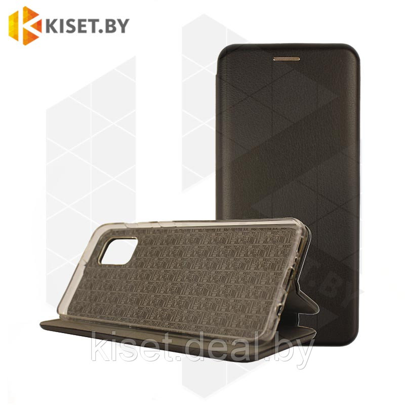 Чехол-книжка KST Book Case 3D с визитницей для Samsung Galaxy A31 / A315 черный - фото 1 - id-p214996458