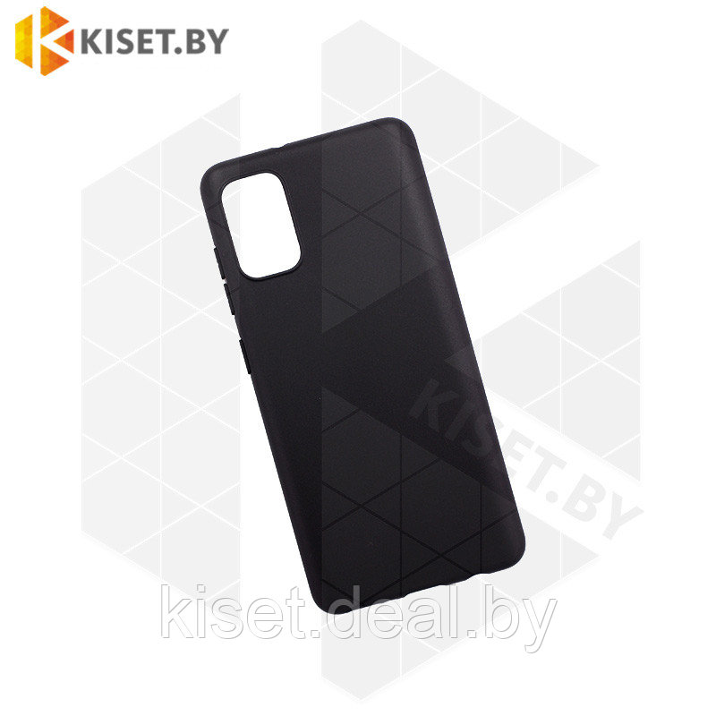 Силиконовый чехол KST MC для Samsung Galaxy A41 черный матовый - фото 1 - id-p214996469
