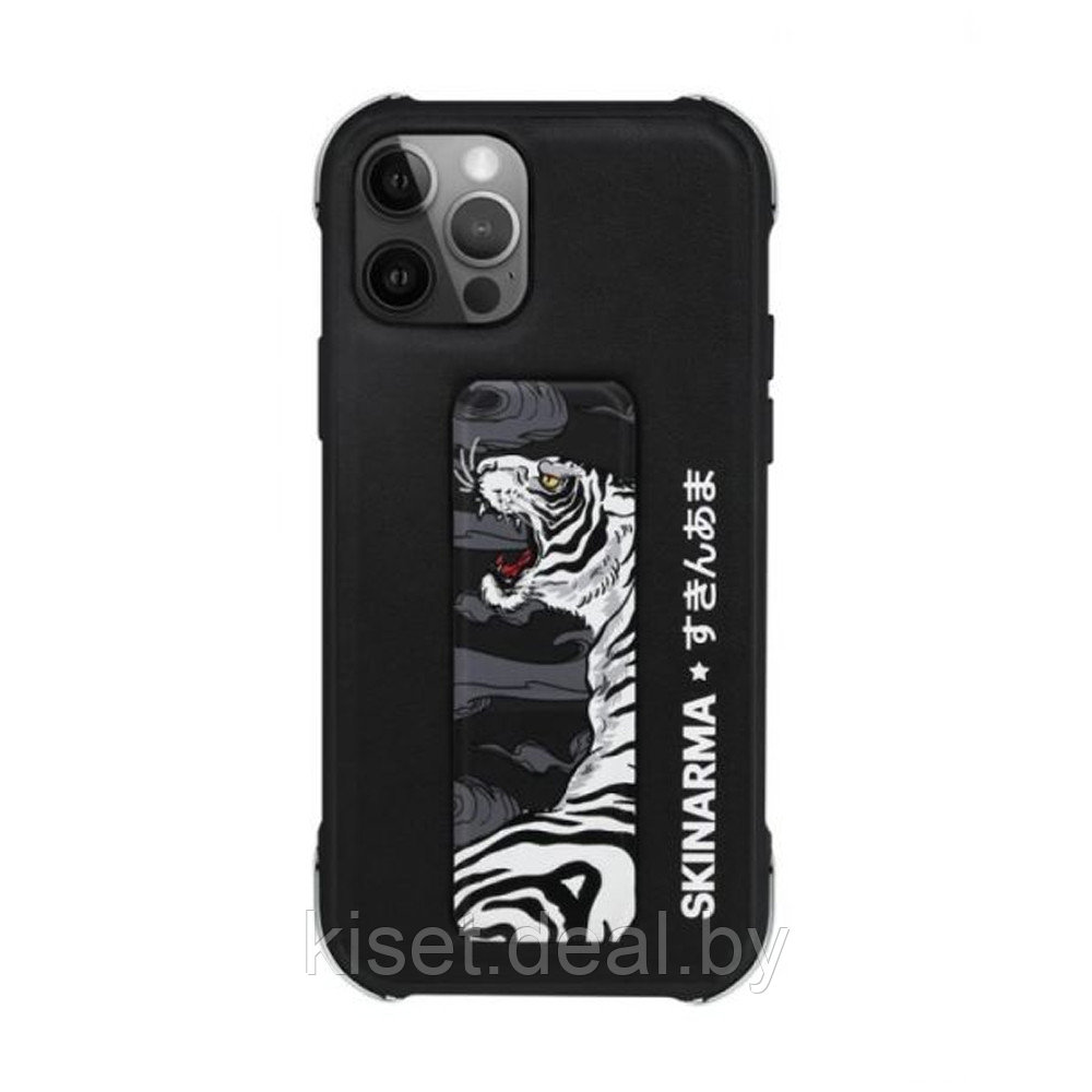Чехол-накладка противоударный Skinarma Shinwa Sutando Apple iPhone 12 Pro Max с подставкой Тигр - фото 1 - id-p214999170