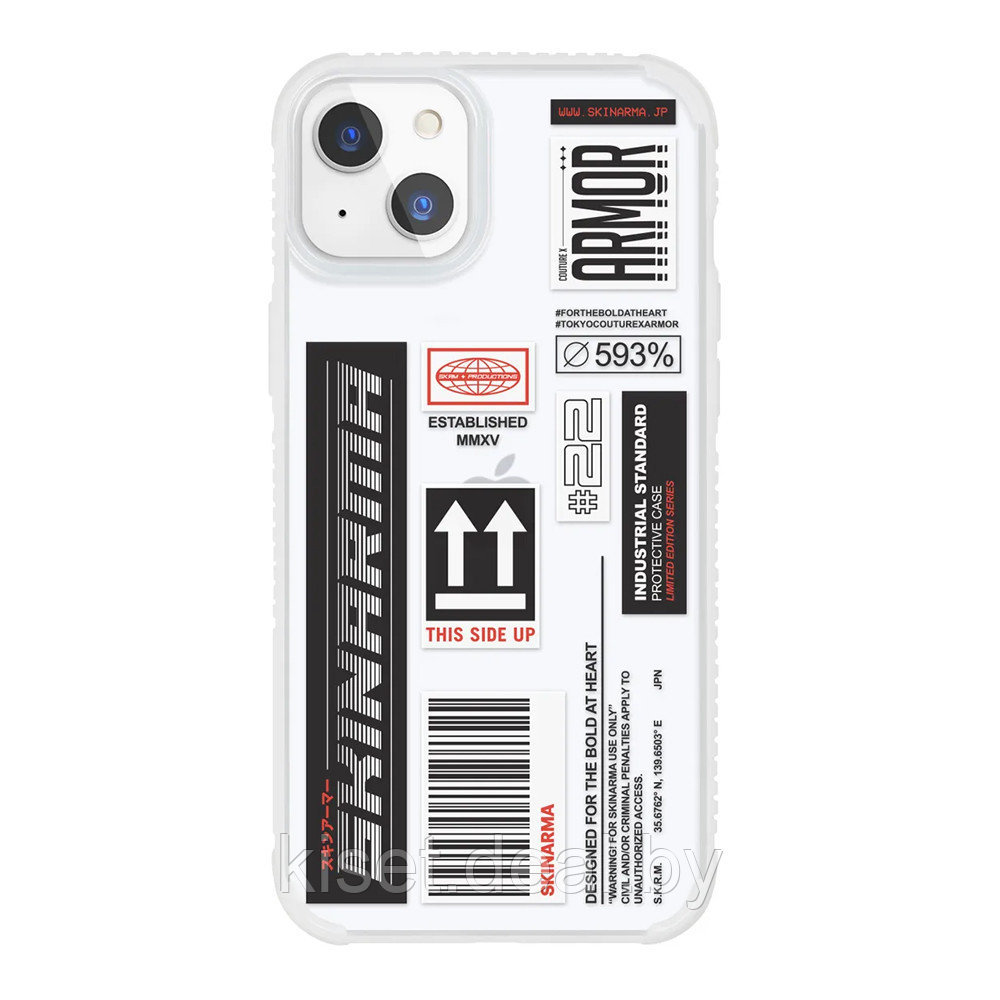 Чехол-накладка противоударный Skinarma Taito Apple iPhone 13 прозрачный - фото 1 - id-p214999171