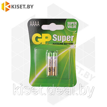 Батарейка AAAA GP Super 25A / LR61 / LR8D425 alkaline 1.5V 2 шт