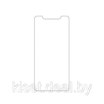 Защитная гидрогелевая пленка KST HG для Xiaomi Mi 8 Se на экран до скругления прозрачная