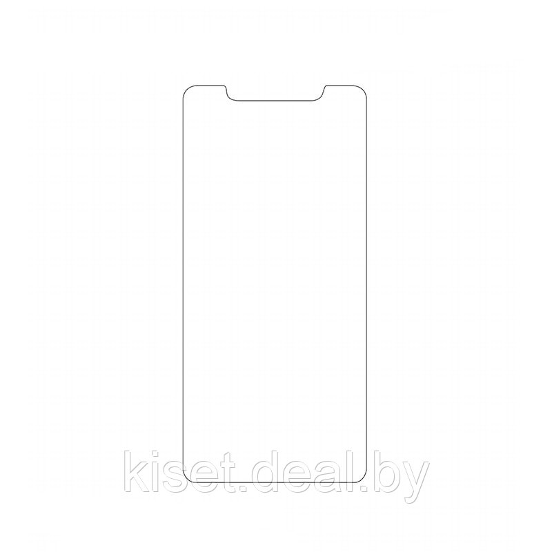 Защитная гидрогелевая пленка KST HG для Xiaomi Mi 8 на экран до скругления прозрачная - фото 1 - id-p214997539