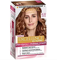 L'Oreal Paris Excellence Creme 6.32 Золотистый Темно-Русый Крем-краска стойкая для окрашивания волос