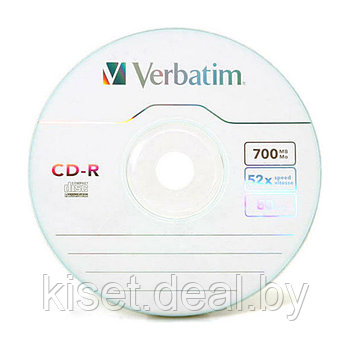 Оптический диск Verbatim CD-R 52x 700MB