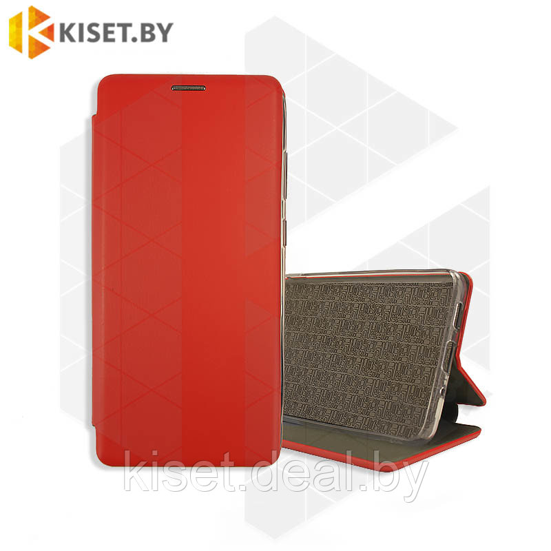 Чехол-книжка Magnetic Book Case с визитницей для Huawei Y8p (2020) / Honor 30i красный - фото 1 - id-p214996512