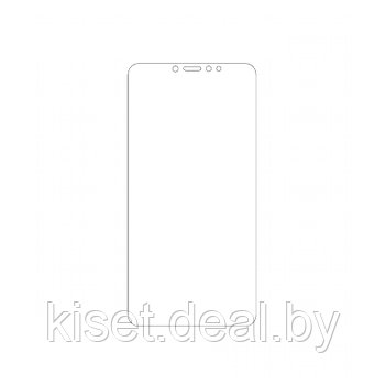 Защитная гидрогелевая пленка KST HG для Xiaomi Mi Max 3 на экран до скругления прозрачная