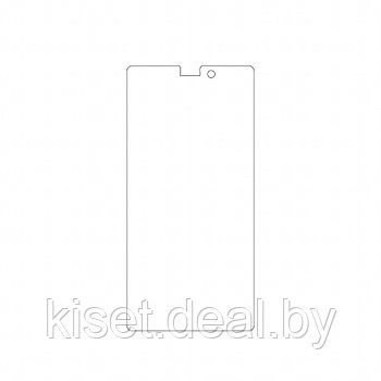 Защитная гидрогелевая пленка KST HG для Xiaomi Mi Note на экран до скругления прозрачная