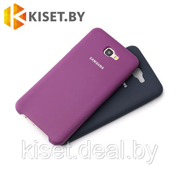 Soft-touch бампер Silicone Cover для Samsung Galaxy A3 (2017) A320F, фиолетовый