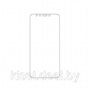 Защитная гидрогелевая пленка KST HG для Xiaomi Redmi 5 на экран до скругления прозрачная