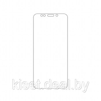 Защитная гидрогелевая пленка KST HG для Xiaomi Redmi 5 Plus на экран до скругления прозрачная