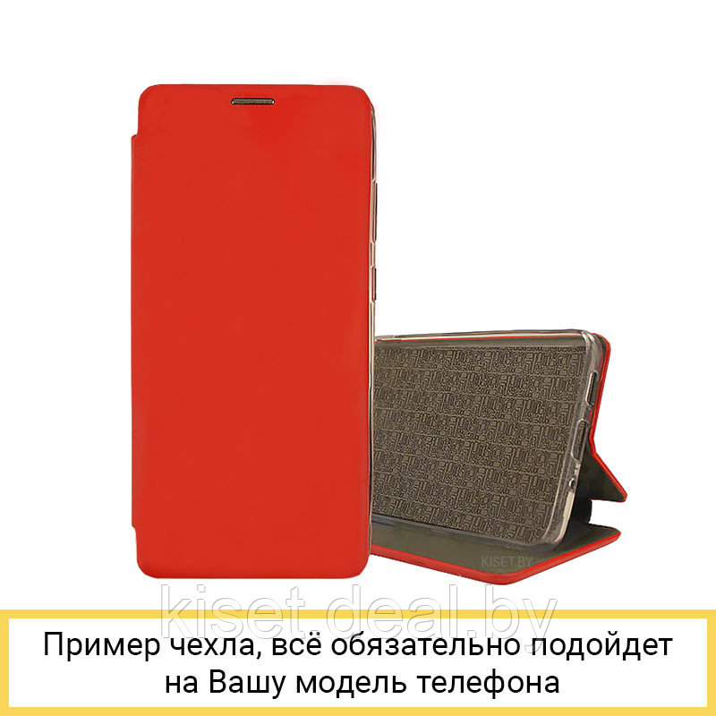 Чехол-книжка Magnetic Book Case с визитницей для Xiaomi Mi CC9 / Mi A3 Lite / Mi 9 Lite красный - фото 1 - id-p214996548