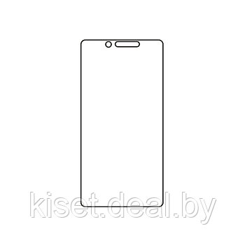 Защитная гидрогелевая пленка KST HG для Xiaomi Redmi Note на весь экран прозрачная