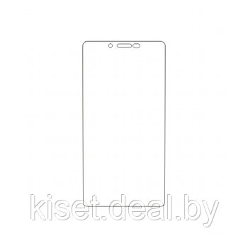 Защитная гидрогелевая пленка KST HG для Xiaomi Redmi Note на экран до скругления прозрачная
