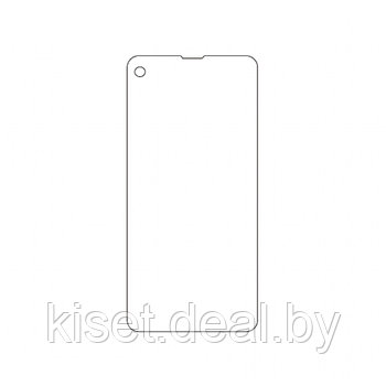Защитная гидрогелевая пленка KST HG для Xiaomi Redmi 10X 4G на весь экран прозрачная