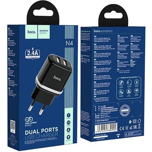 Сетевое зарядное устройство C12Q Smart QC3.0 charger(EU) черное - фото 4 - id-p215000127