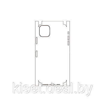 Защитная гидрогелевая пленка KST HG для Apple iPhone 11 Pro Max на заднюю крышку и боковые грани