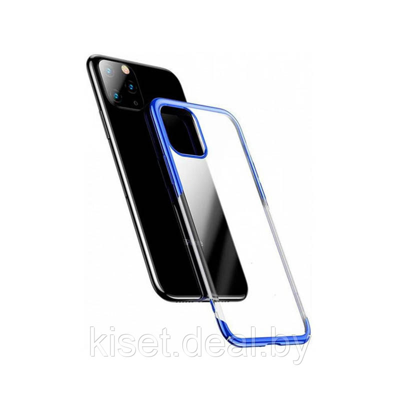 Чехол Baseus Shining ARAPIPH65S-MD03 для iPhone 11 Pro Max синий - фото 1 - id-p214998555