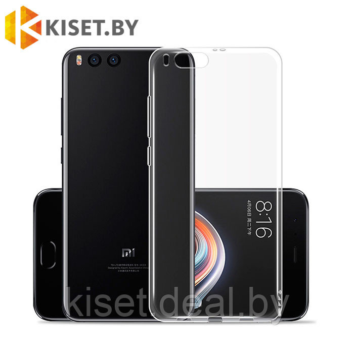 Силиконовый чехол KST UT для Xiaomi Mi Note 3 прозрачный - фото 1 - id-p214995926