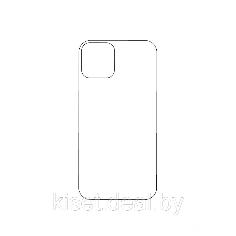 Защитная гидрогелевая пленка KST HG для Apple iPhone 12 mini на заднюю крышку - фото 1 - id-p214997646