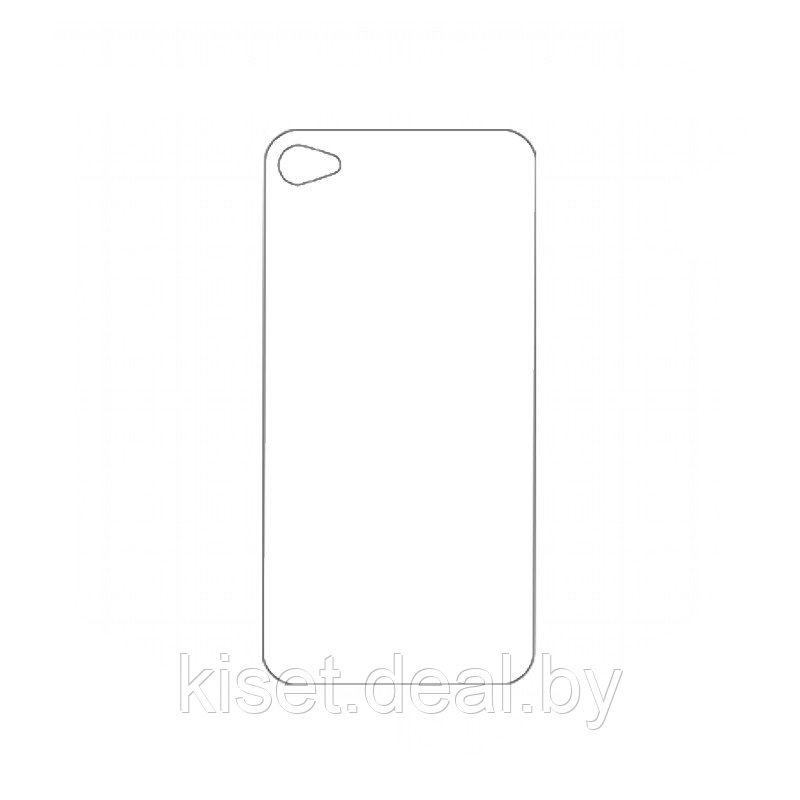 Защитная гидрогелевая пленка KST HG для Apple iPhone 4 на заднюю крышку - фото 1 - id-p214997649