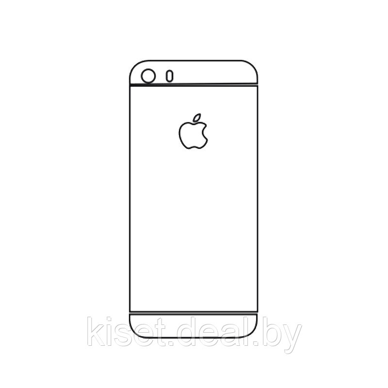 Защитная гидрогелевая пленка KST HG для Apple iPhone 5 / 5s на заднюю крышку и боковые грани - фото 1 - id-p214997650