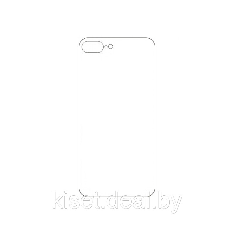 Защитная гидрогелевая пленка KST HG для Apple iPhone 8 Plus на заднюю крышку - фото 1 - id-p214997653
