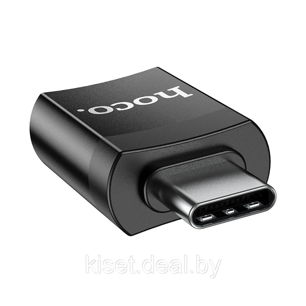 OTG адаптер-переходник HOCO UA17 USB3.0 - Type-C - фото 2 - id-p214999283