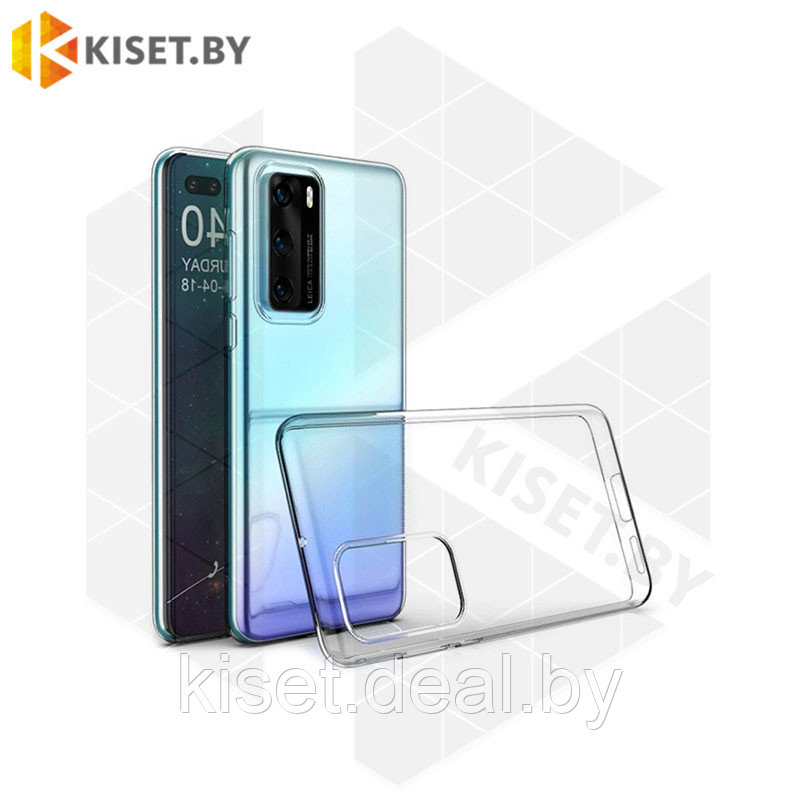 Силиконовый чехол Better One TPU Case для Huawei P40 прозрачный - фото 1 - id-p214996602