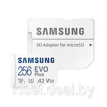 Карта памяти Samsung EvoPlus 2021 microSDXC 256Gb UHS-I 130MB/s MB-MC256KA