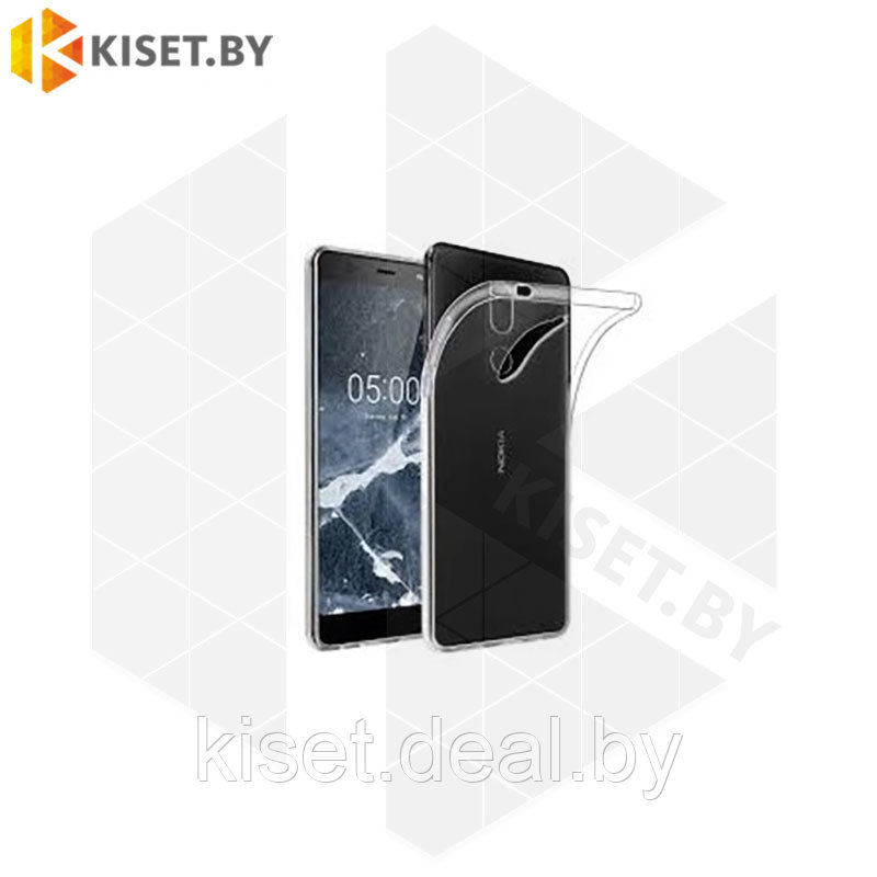 Силиконовый чехол Better One TPU Case для Nokia 5.1 (2018) прозрачный - фото 1 - id-p214996641