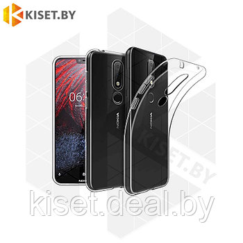 Силиконовый чехол Better One TPU Case для Nokia 6.1 Plus / X6 (2018) прозрачный