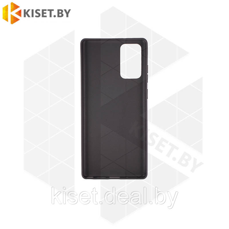 Силиконовый чехол KST MC для Samsung Galaxy Note 20 черный матовый - фото 2 - id-p214996683