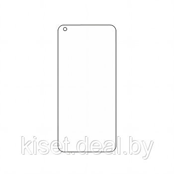 Защитная гидрогелевая пленка KST HG для Xiaomi Redmi Note 9T на весь экран прозрачная