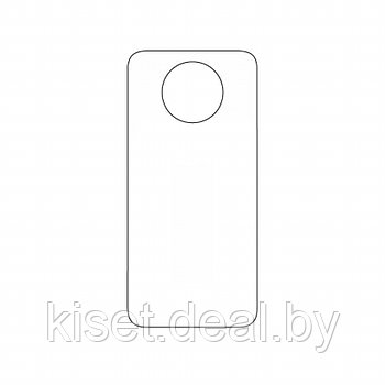 Защитная гидрогелевая пленка KST HG для Xiaomi Redmi Note 9T на заднюю крышку