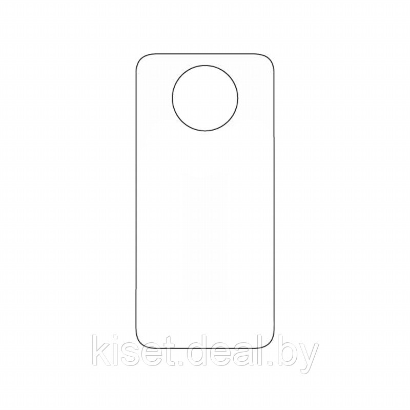 Защитная гидрогелевая пленка KST HG для Xiaomi Redmi Note 9T на заднюю крышку - фото 1 - id-p214998618