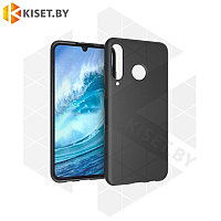 Силиконовый чехол Matte Case для Huawei P40 lite E / Y7P / Honor 9C черный